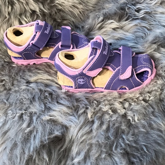 NIB,🌺TIMBERLAND🌺Size 7T, Purple 🌺Sandals🌺 - Picture 5 of 6